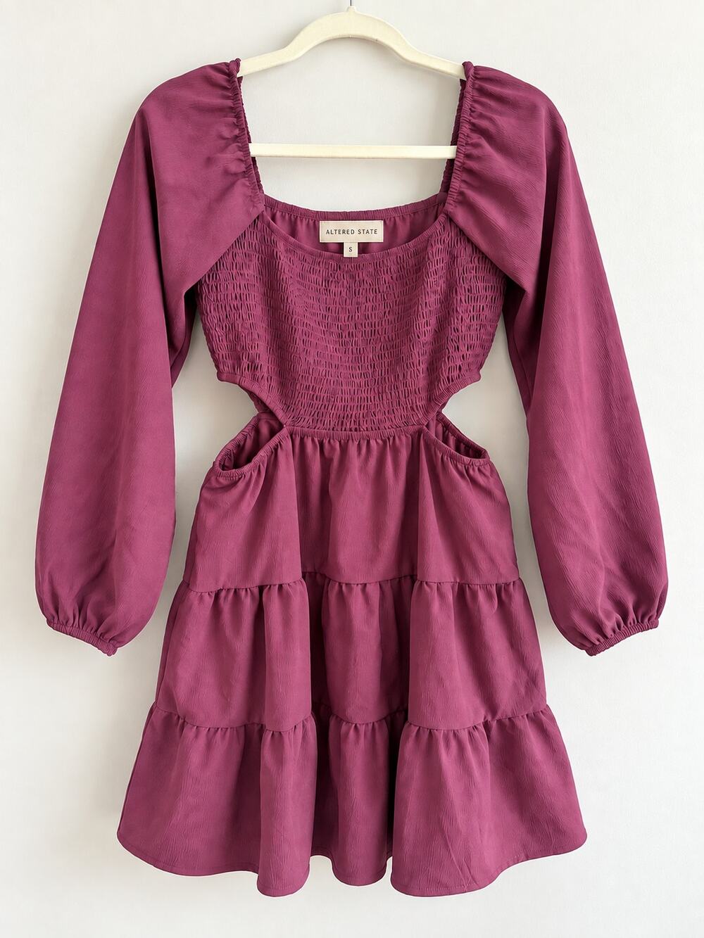 Altar'd State Long Sleeve Mini Dress - S
